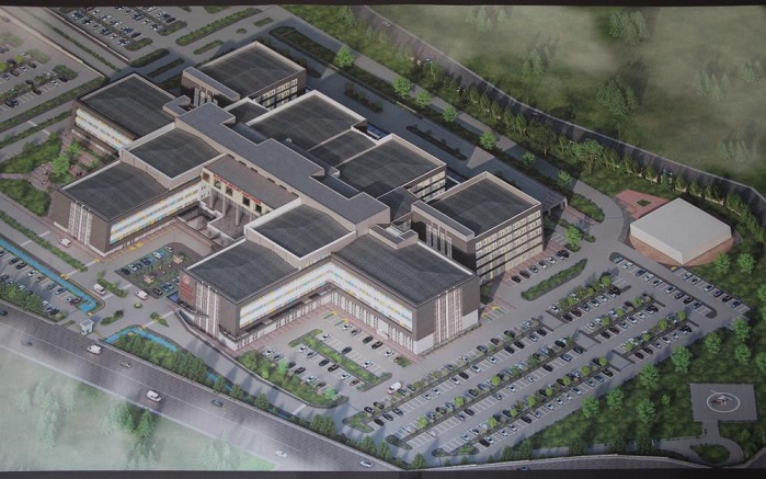 500 yataklı hastane inşaatı devam ediyor