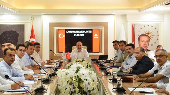 Kaymakamlar Toplantısı Yapıldı