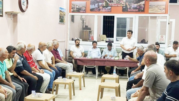 Tiryaki’den Mersin Batmanlılar Derneği’ne ziyaret