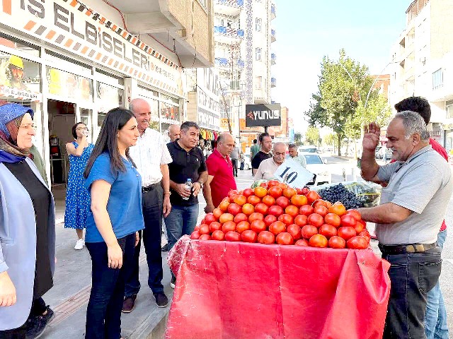 HDP ve Yeşil Sol’dan esnaf ziyareti