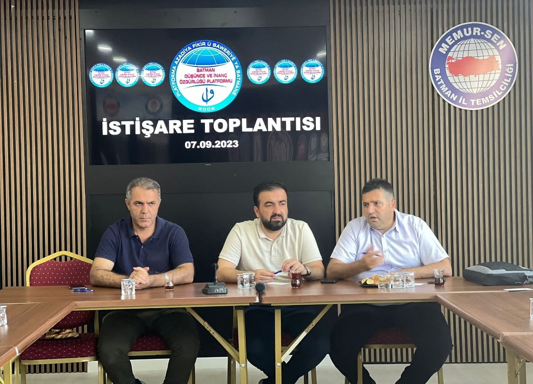 Düşünce ve İnanç Platformunda görev değişimi 