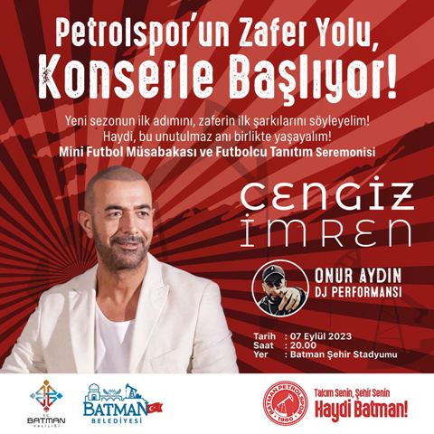 Petrolspor sezona konserle başlıyor
