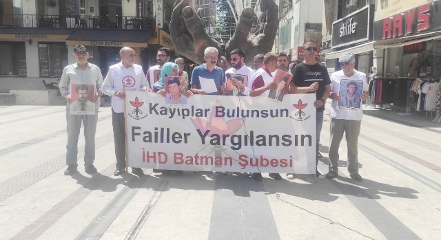 Kayıp yakınlarının eylemi 596. haftayı ardında bıraktı