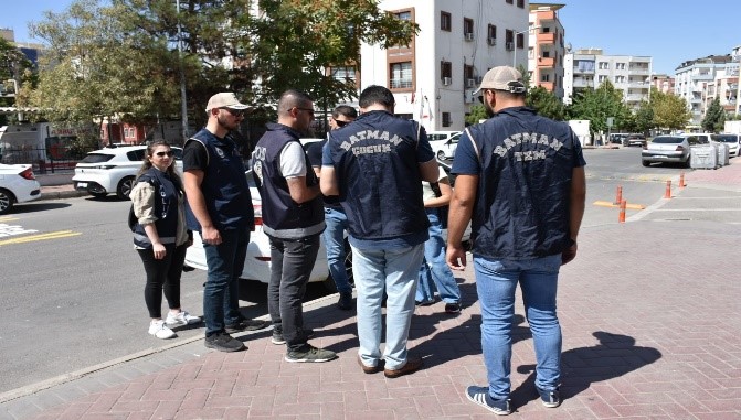 Batman’da Okul önlerinde eş zamanlı denetim