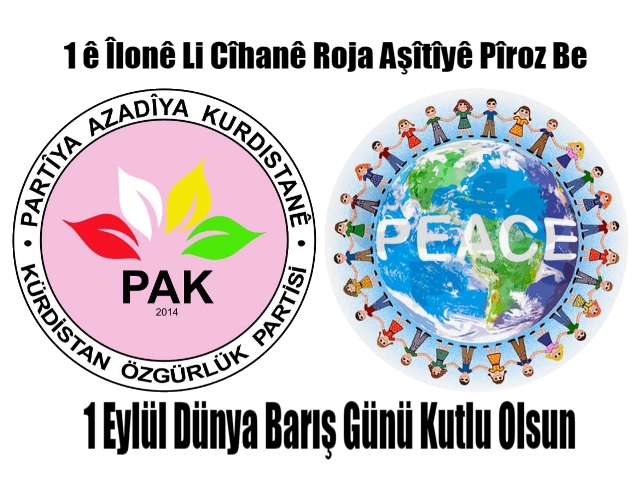 PAK’tan 1 Eylül mesajı