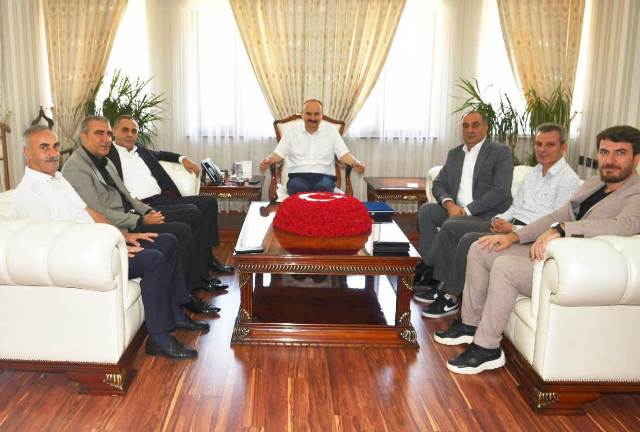 Receban Derneğinden Vali Canalp’e Ziyaret