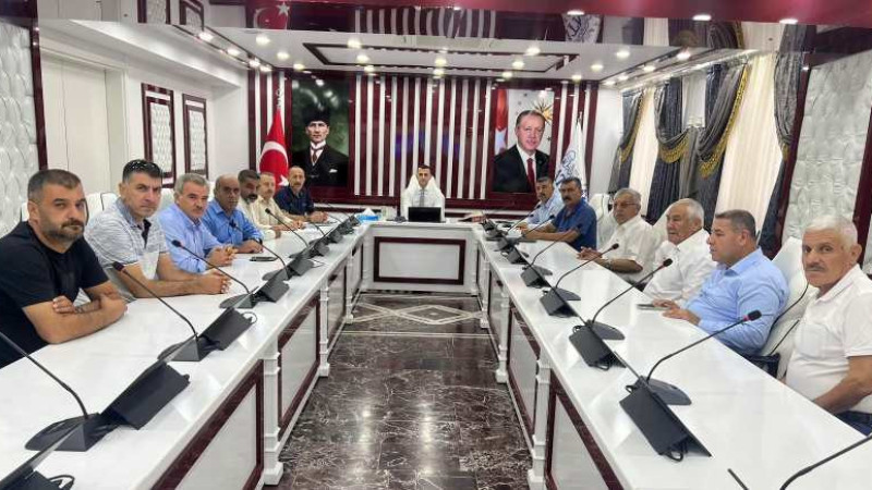 Şehir içi minibüs kooperatif başkanları ile toplantı yapıldı