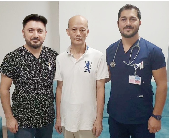 Hong Kong’tan geldi, Batman’da tedavi edildi