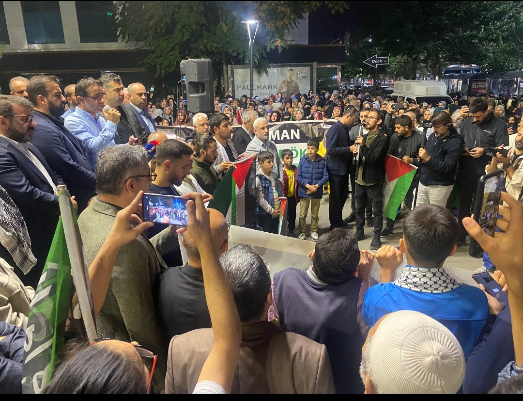 Batman’dan katil İsrail’e kınama ve tepki yürüyüşü