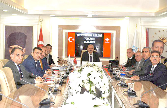 Batman Afet Yönetimi toplandı