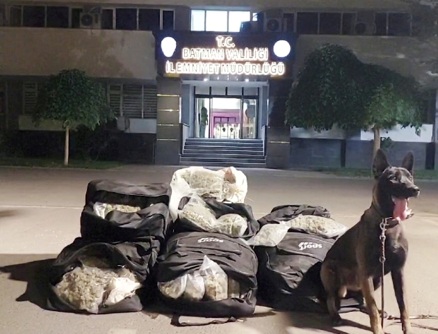62 kg uyuşturucu yakalandı