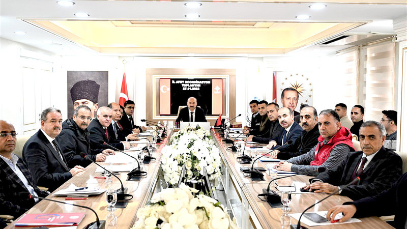 Afet koordinasyon toplantısı yapıldı