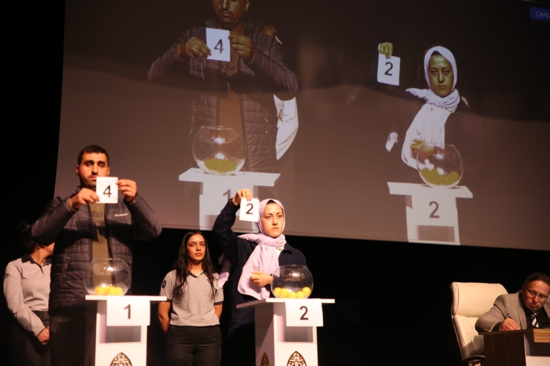 200 KİŞİLİK İSTİHDAM İÇİN NİHAİ KURA ÇEKİMİ YAPILDI