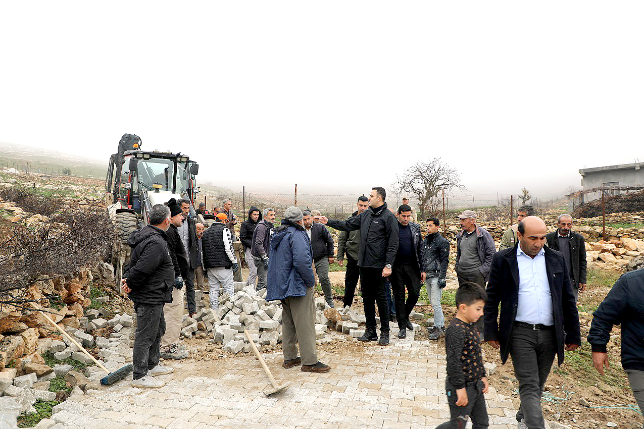 Parke çalışmalarını inceledi