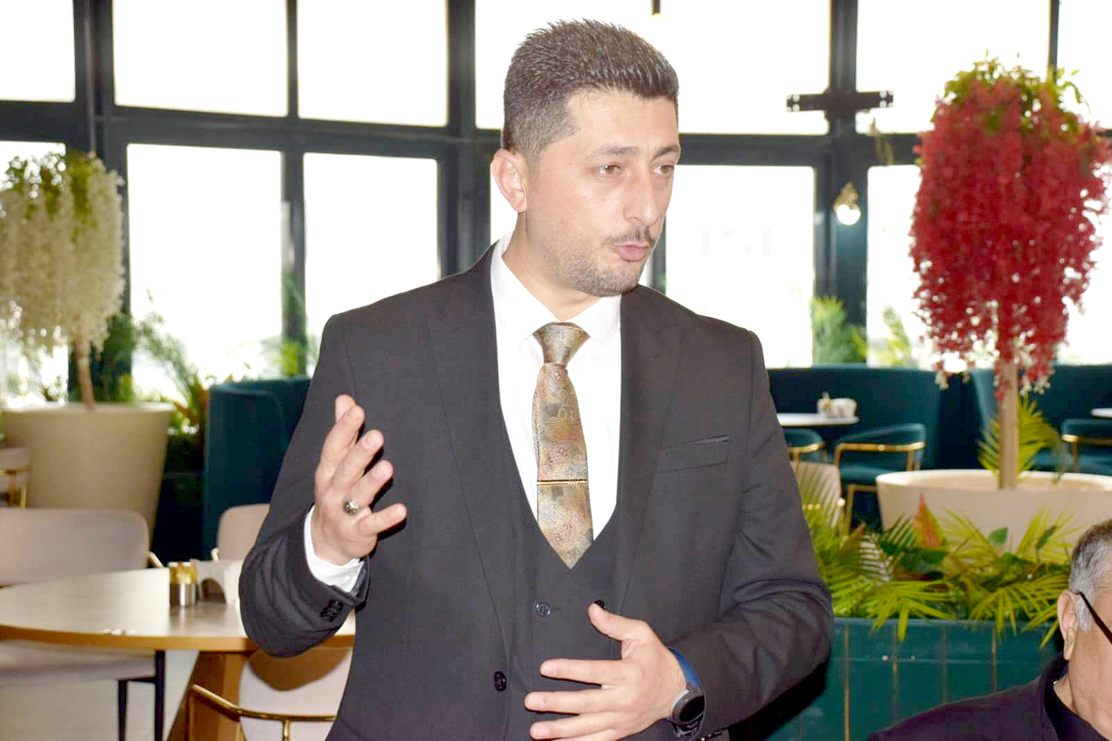 Vizyoner Muhtar Adayı Kağba gazetecilerle bir araya geldi