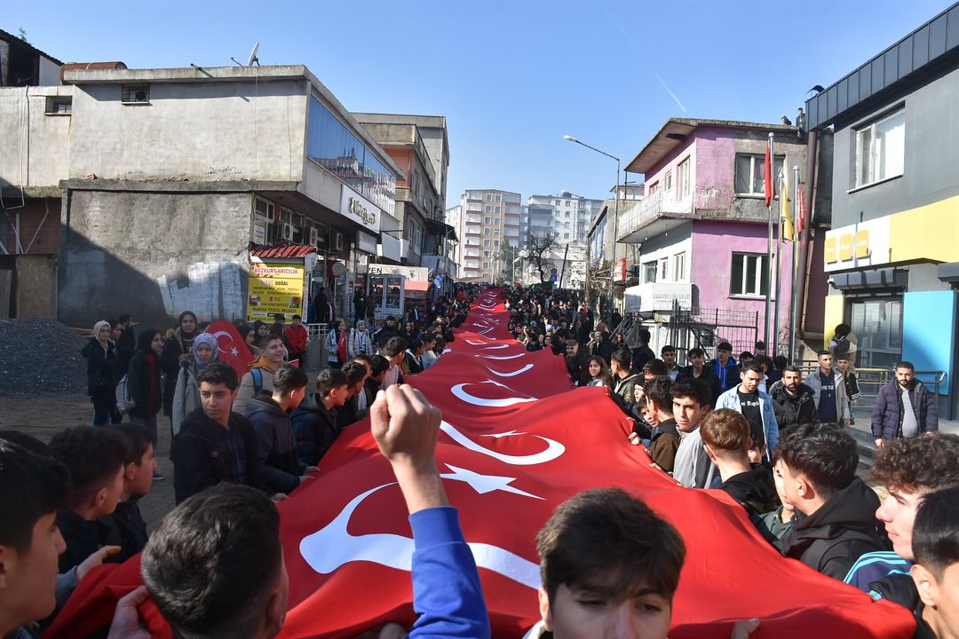 Sason’da ‘Teröre lanet yürüyüşü’ gerçekleştirildi