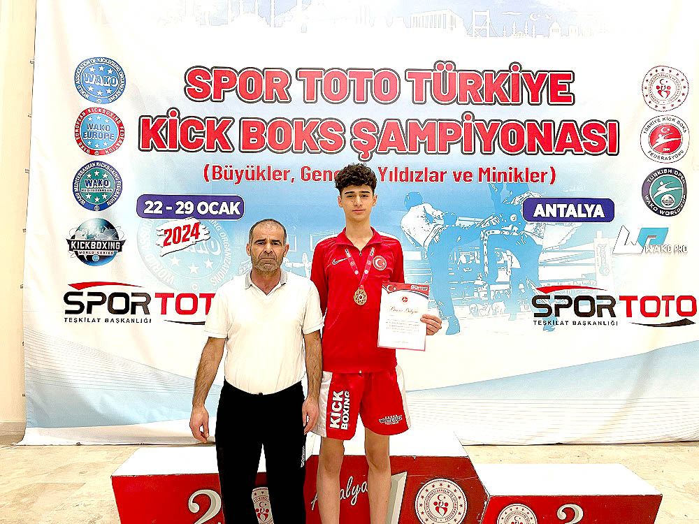 Furkan Çelik Türkiye Şampiyonu oldu