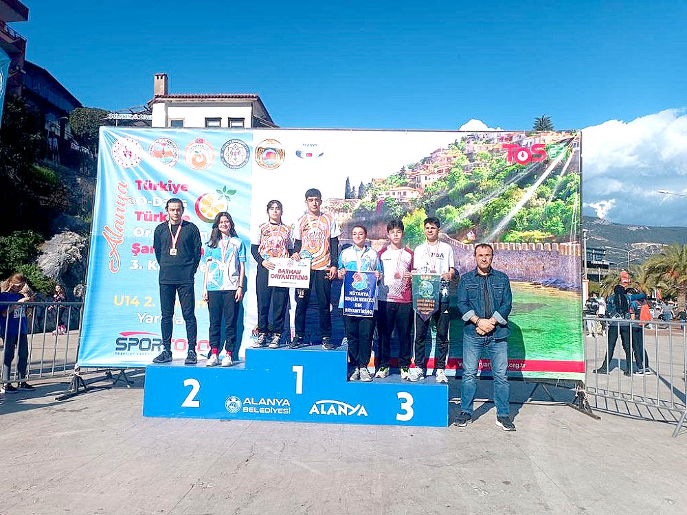 Oryantiringte Türkiye dereceleri geldi