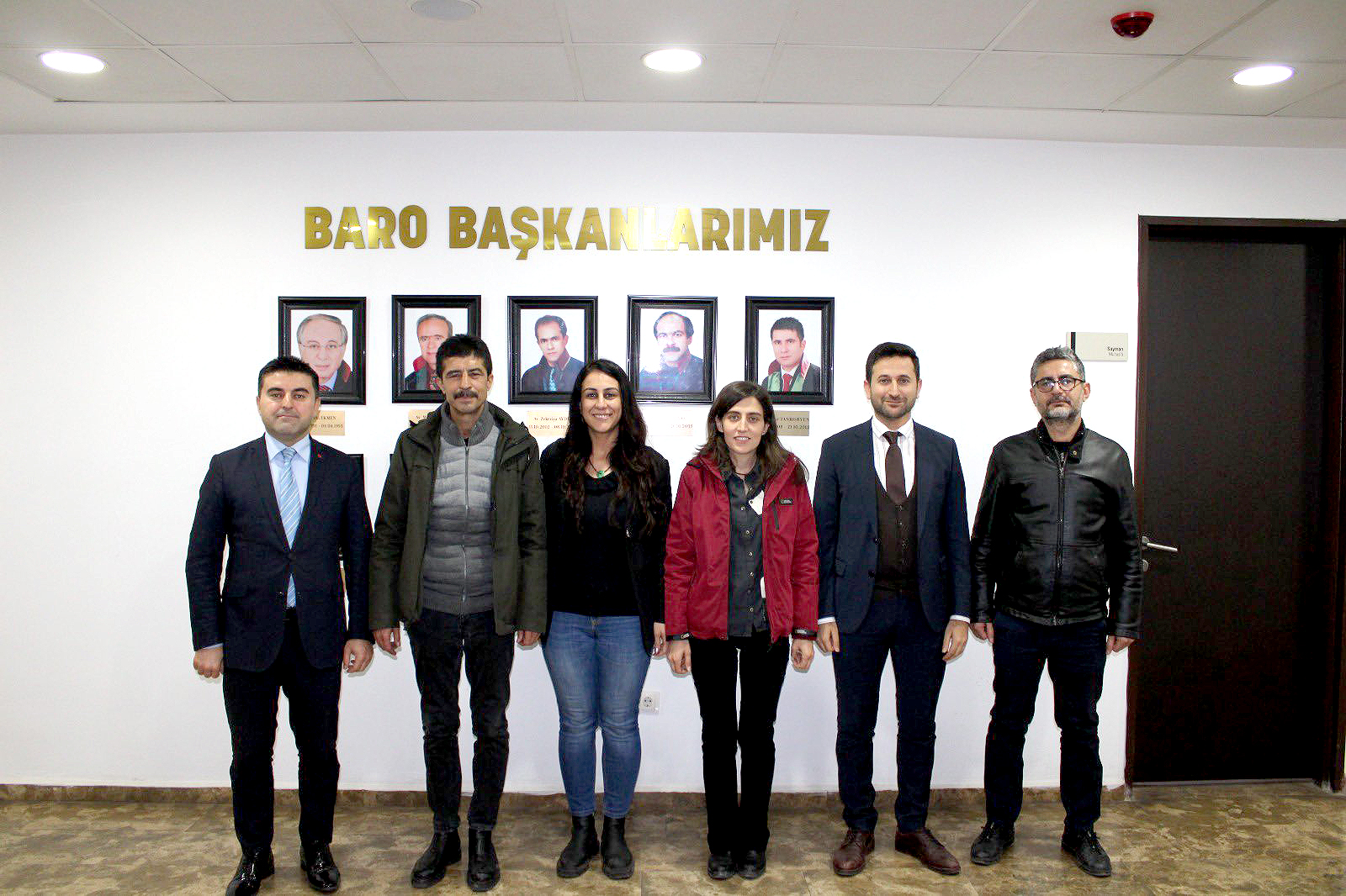 Eş Başkan adayları Baro’yu ziyaret etti