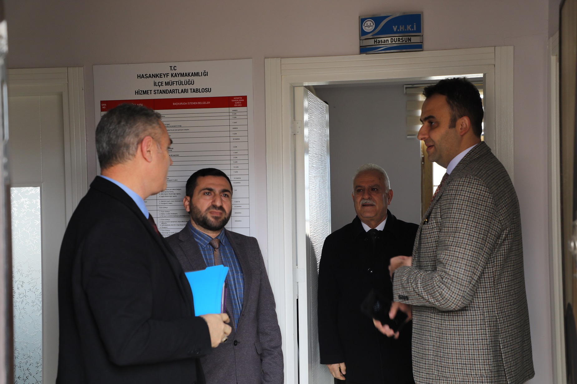 Hasankeyf İlçe Müftülüğünü ziyaret etti