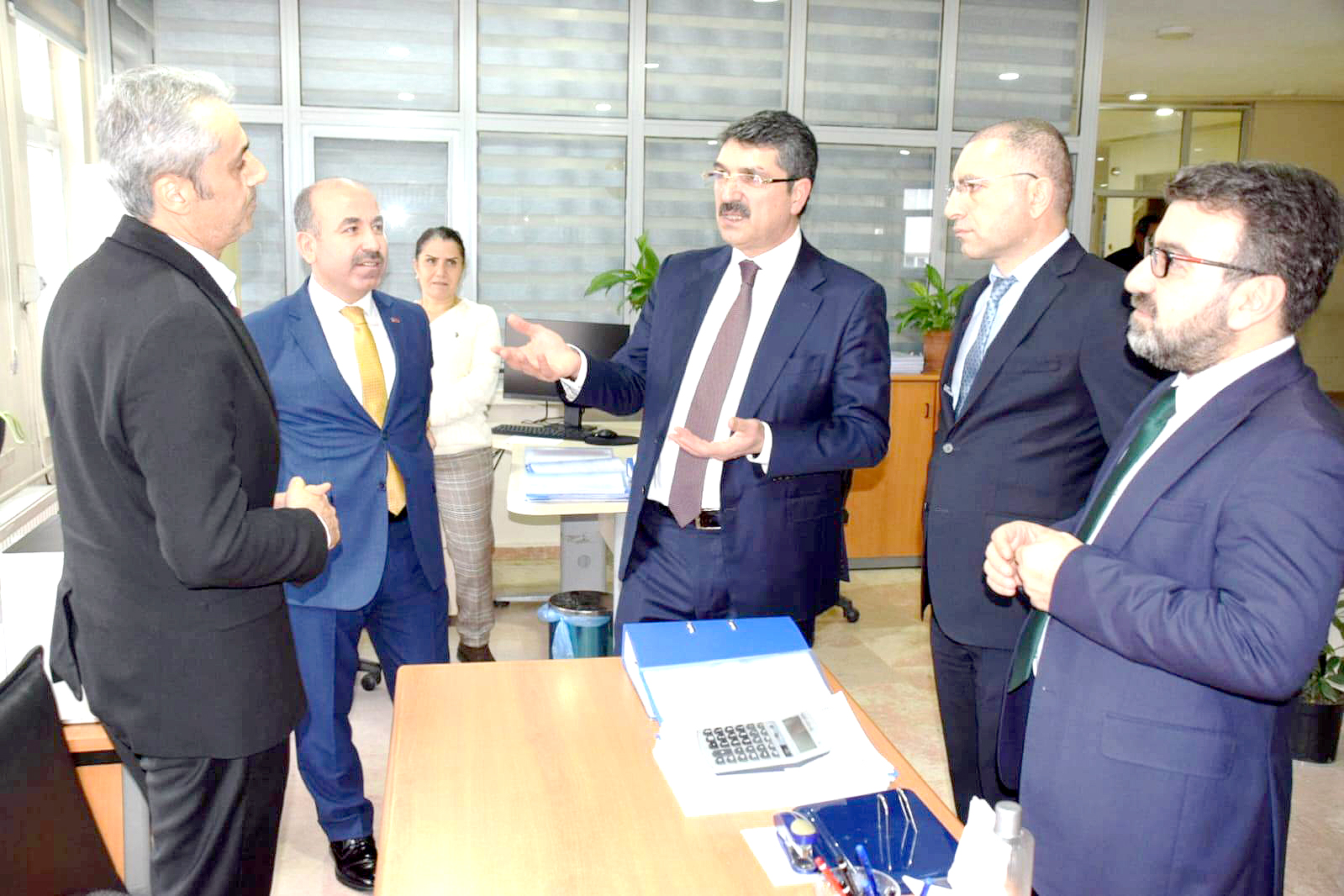 Nasıroğlu kurumları ziyaret etti