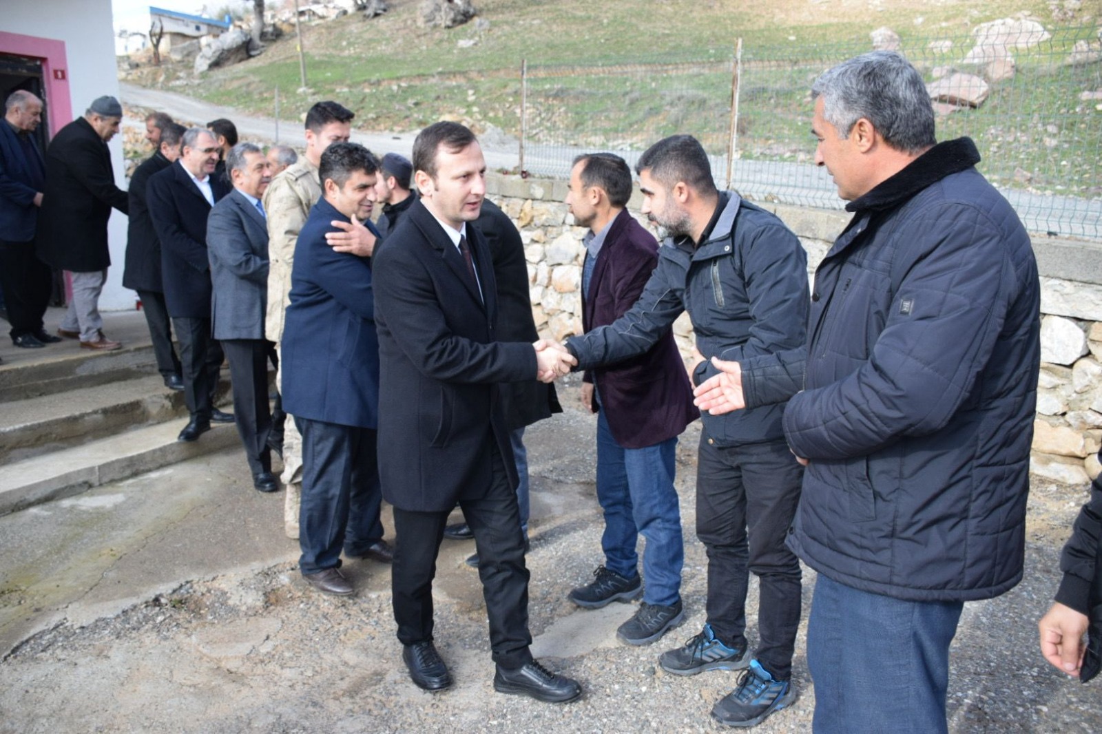 Okçular Köyü’nde vatandaşlarla bir araya geldi