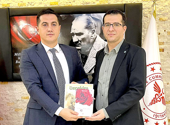 TÜGVA yönetiminden Müdür Canpolat’a ziyaret