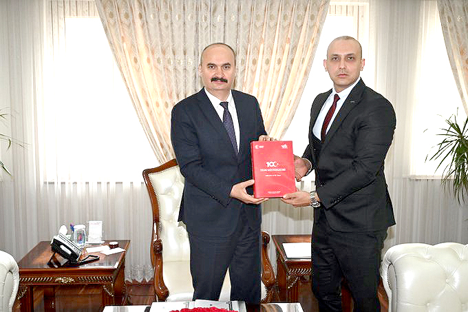 Müdür Çil’den Vali Canalp’a ziyaret