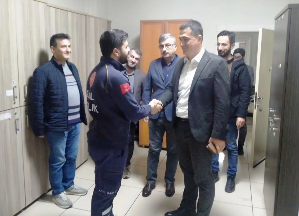 10 Nolu 112 ASH İstasyonu’nu ziyaret etti