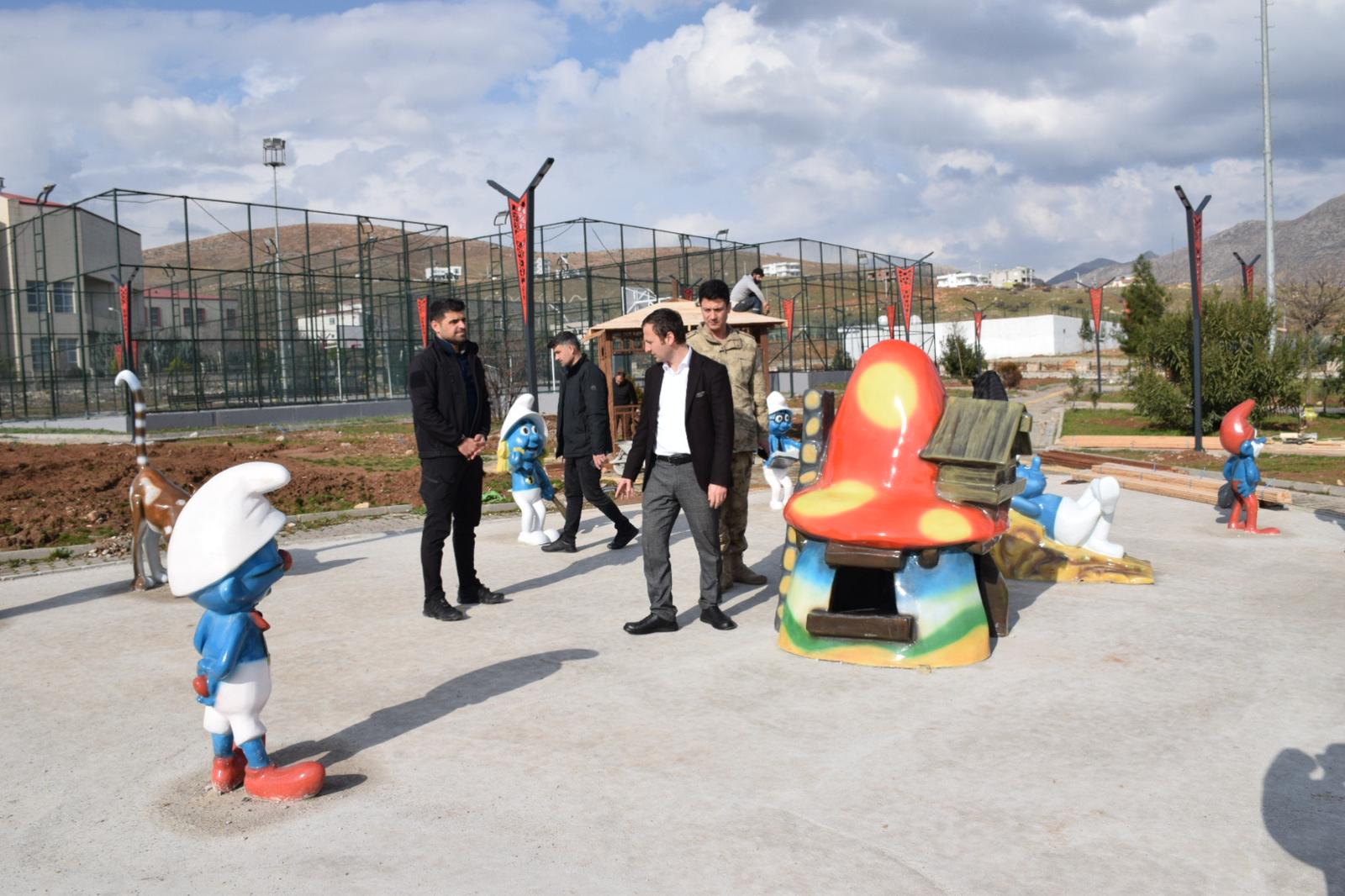 15 Temmuz Parkı yenilenmeye devam ediyor