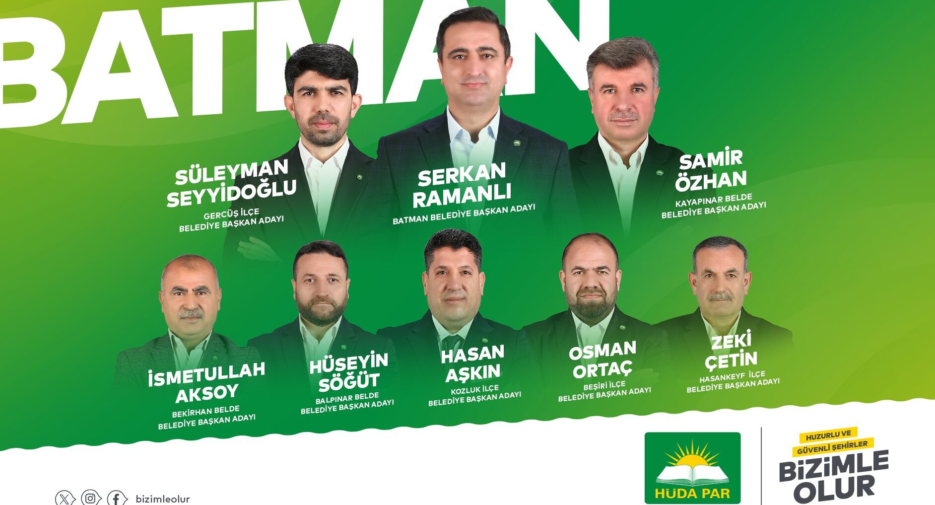 Hüda Par’ın adayları belli oldu