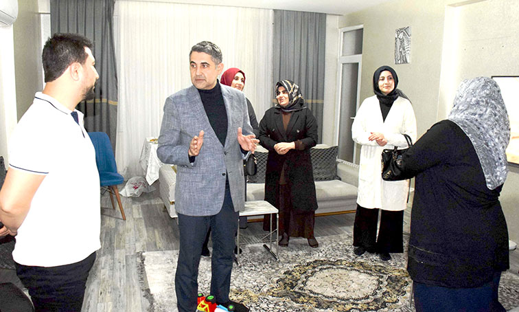 Başkan Adayı Ceylan’dan şehit ailesine anlamlı ziyaret