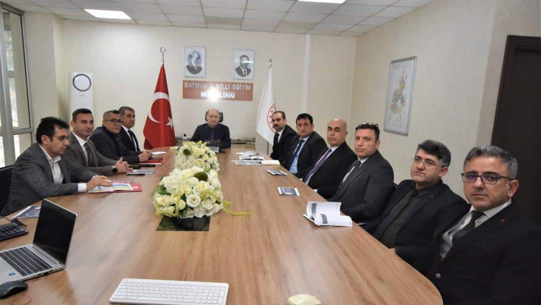 İlçe Milli Eğitim Müdürleri Değerlendirme toplantısı yapıldı