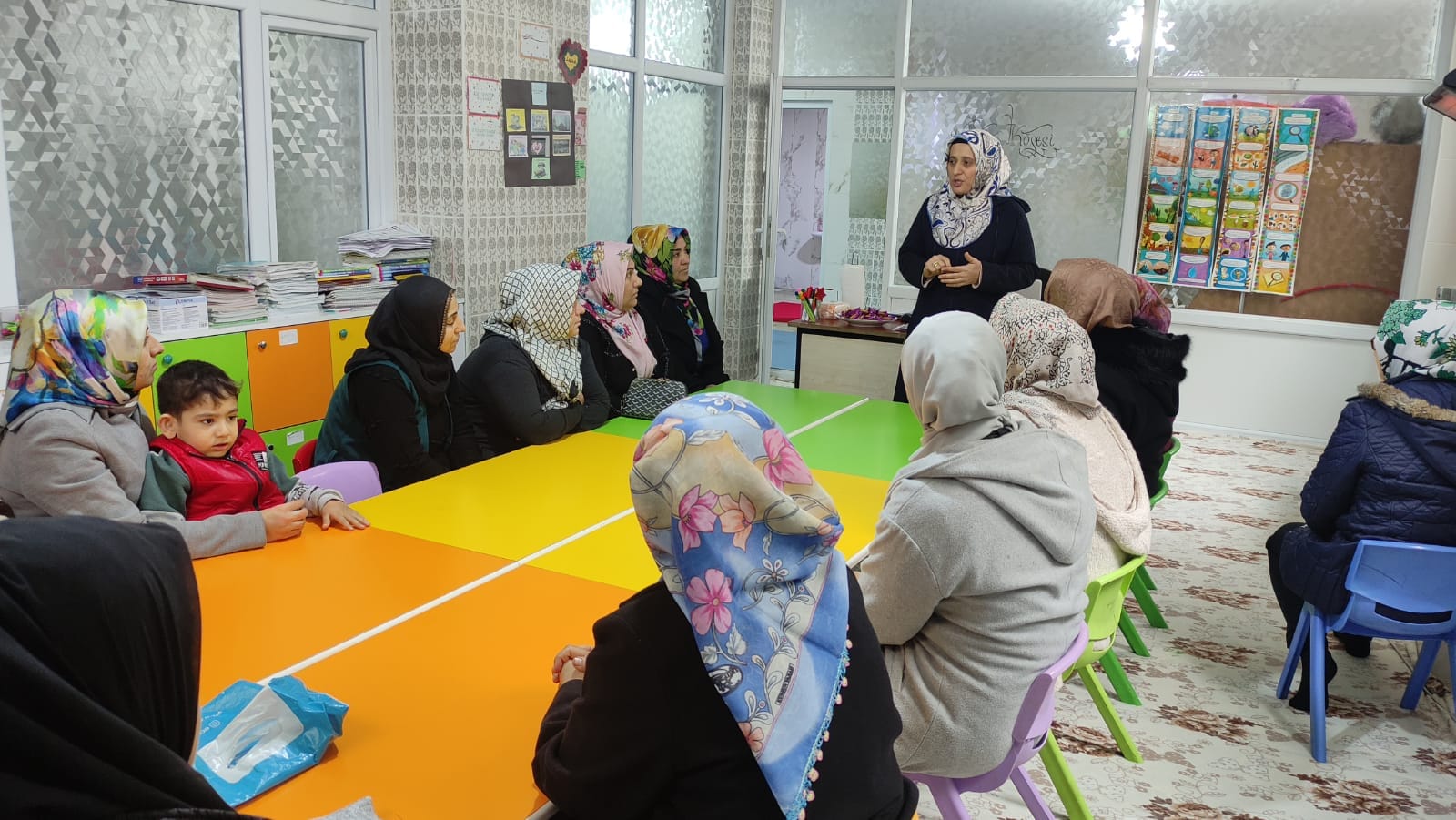 Kur’an Kursu kursiyerlerine aile ahlakı anlatıldı