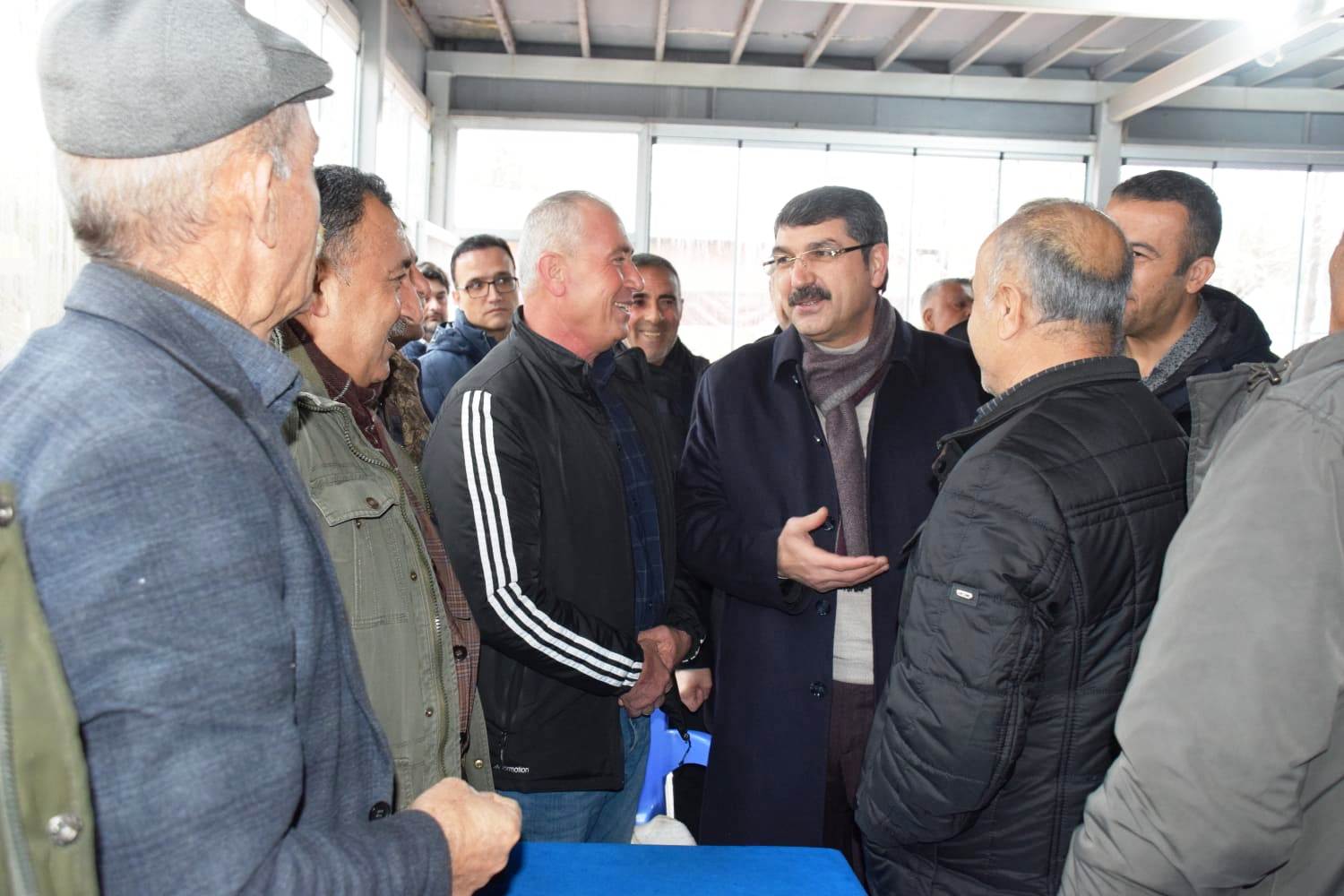 Nasıroğlundan Hasta yakınlarına geçmiş olsun ziyareti