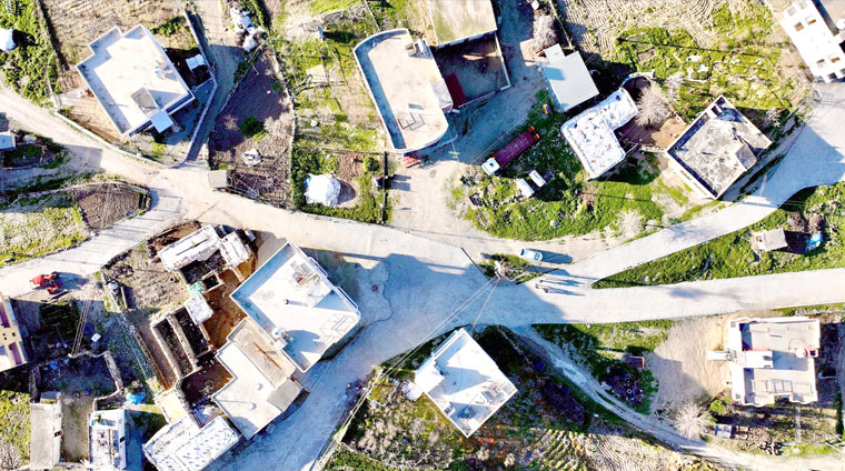 5 bin M2’lik kilitli parke taşı döşendi