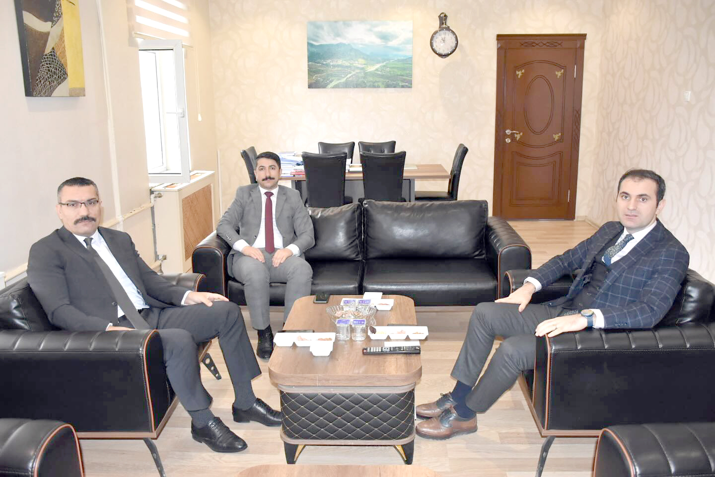 Başsavcı ve Komisyon Başkanından Kaymakam Mete’ye ziyaret