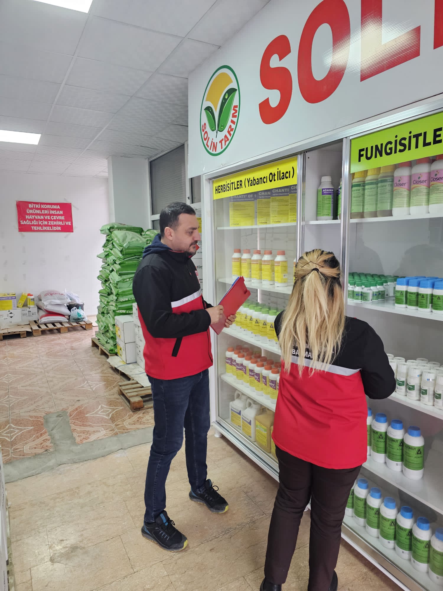 Tarım bayileri denetlendi