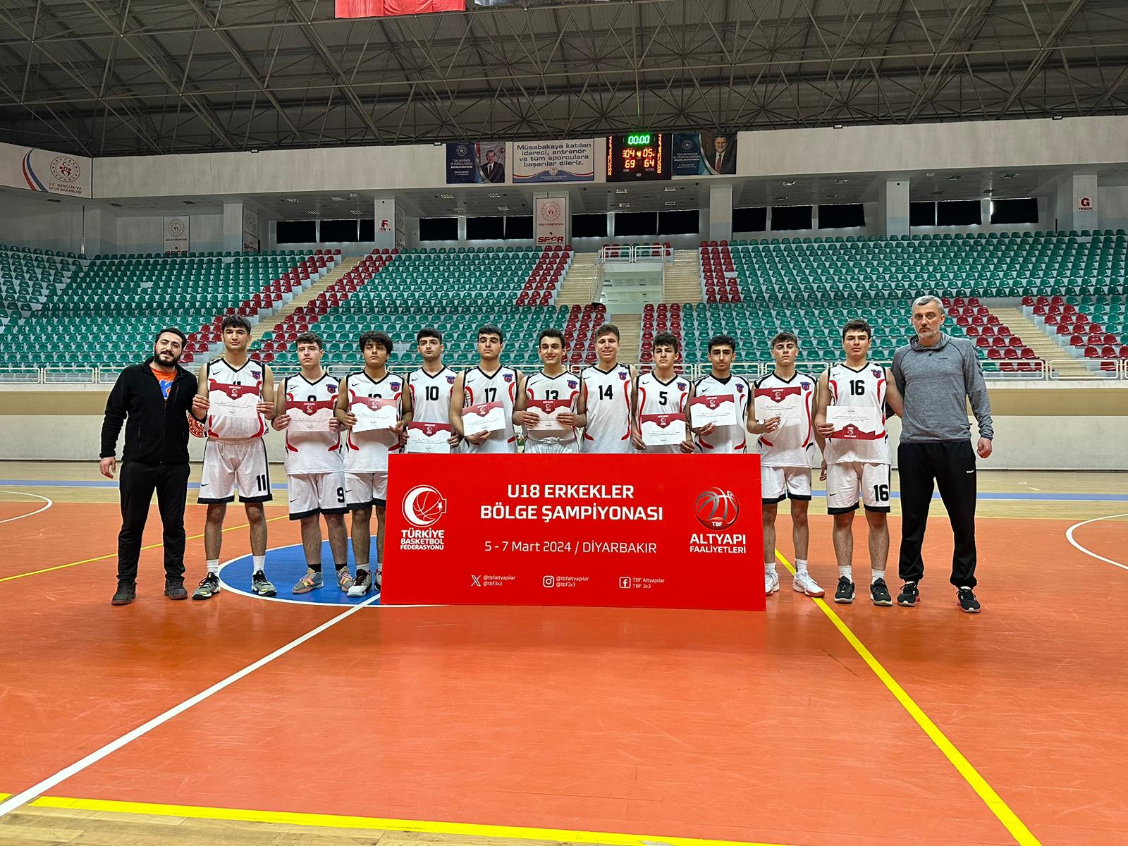 U18 Erkek Basketbol Takımı Türkiye Yarı Finallerinde