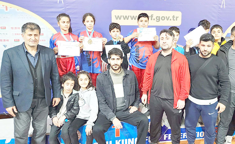 Batmanlı Kungfucular şampiyonadan 11 Türkiye derecesi elde etti