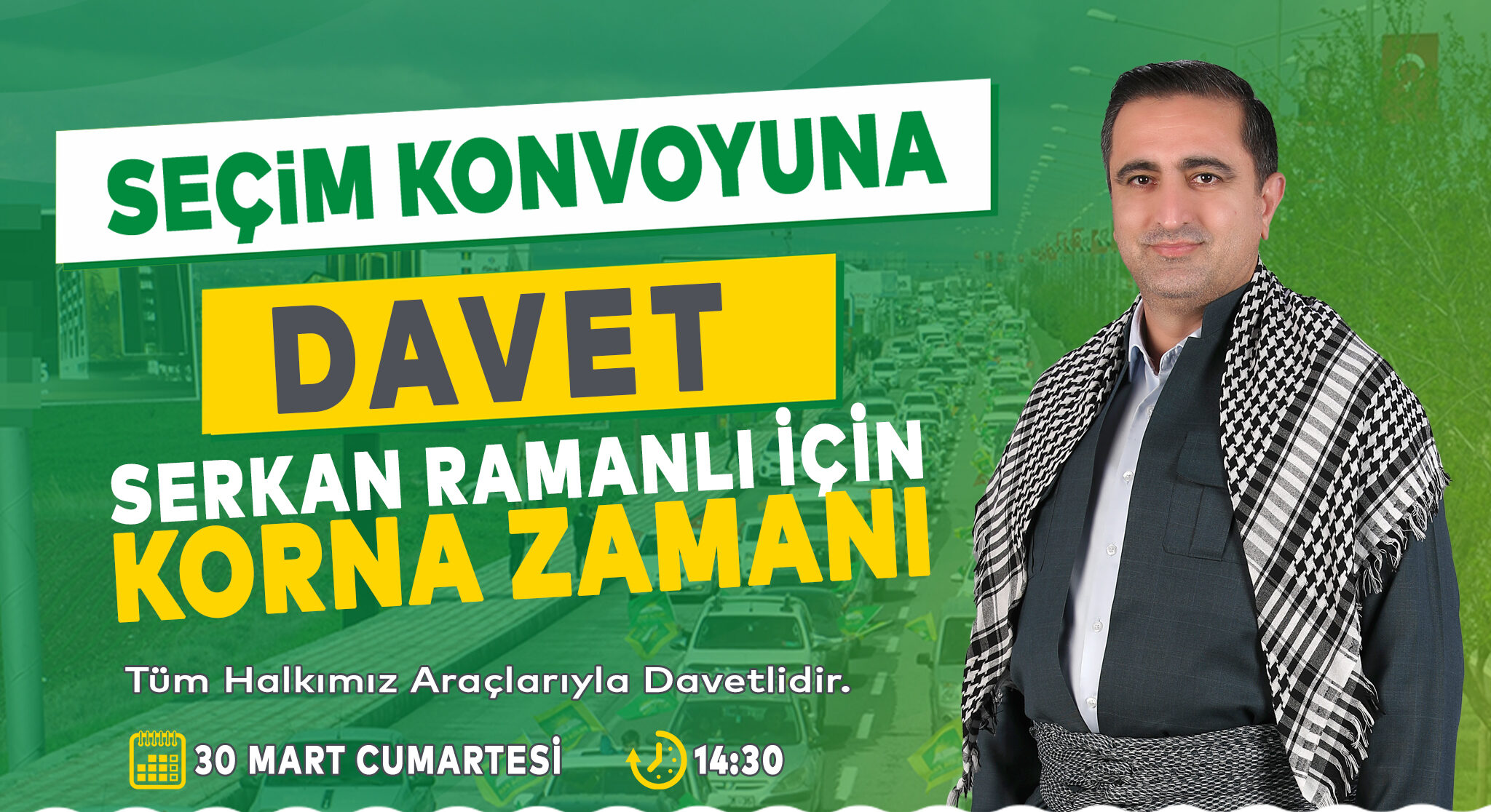 HÜDA PAR’dan ‘Seçim Konvoyu’na davet!