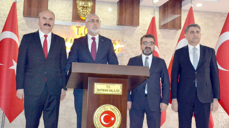 Çalışma Bakanı Işıkhan Batman’daydı