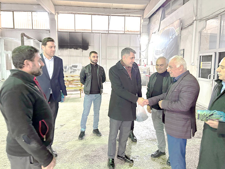 Ceylan, Esnafa projelerini anlattı