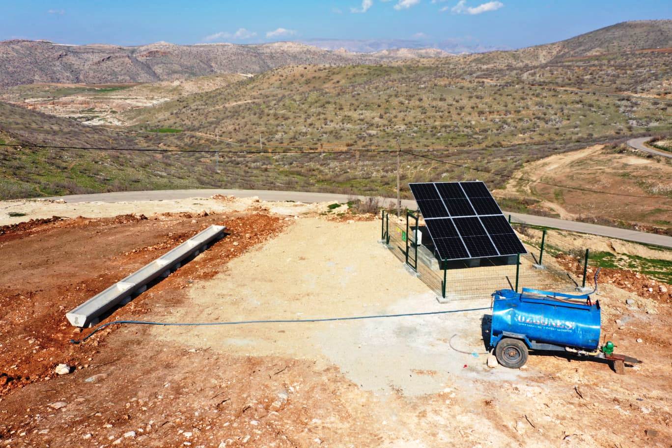Hayvanlar için su kuyuları açılıyor