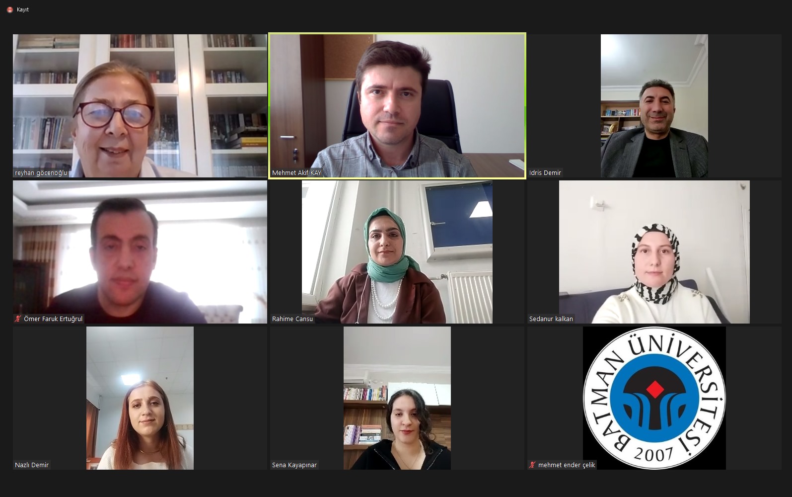 Öğrencilere Online Eğitim düzenlendi