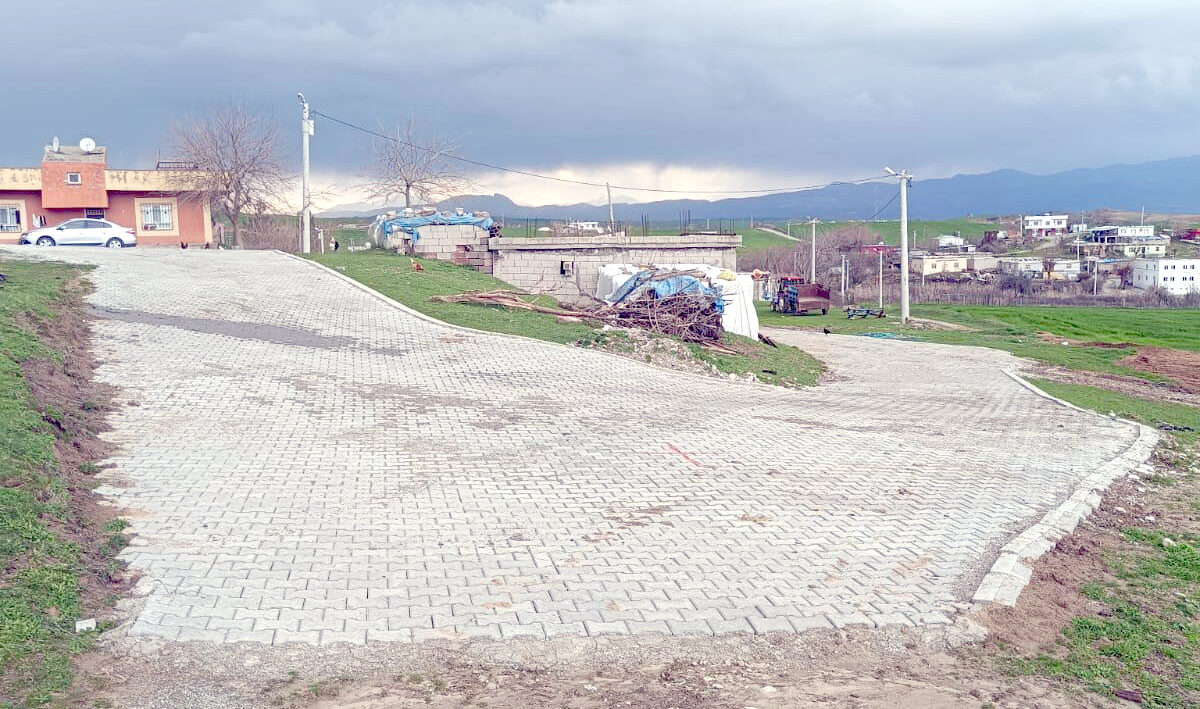 Konaklı köyünde parke çalışmaları tamamlandı