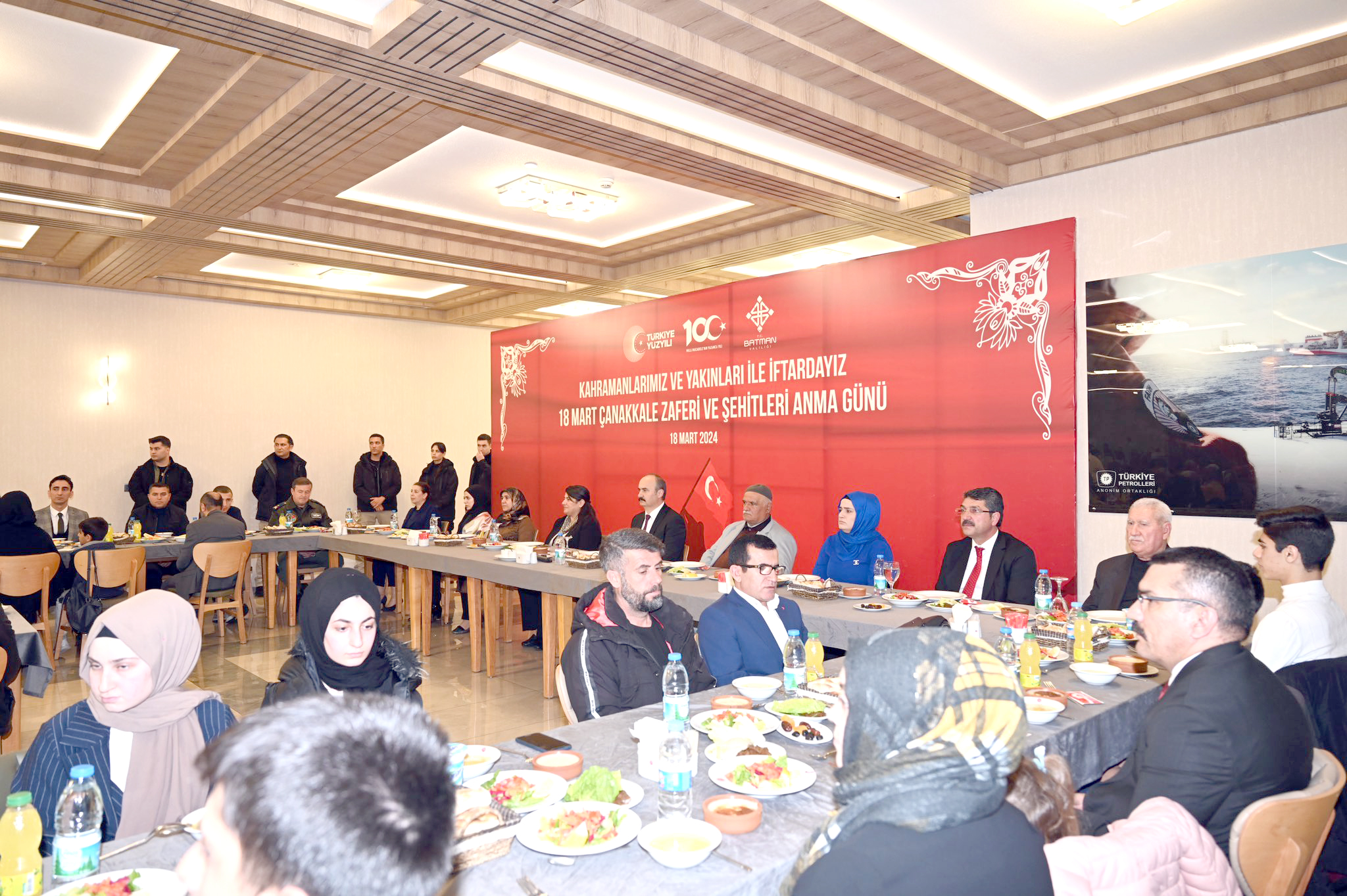 Şehit yakınları ve Gaziler iftar yemeğinde buluştu