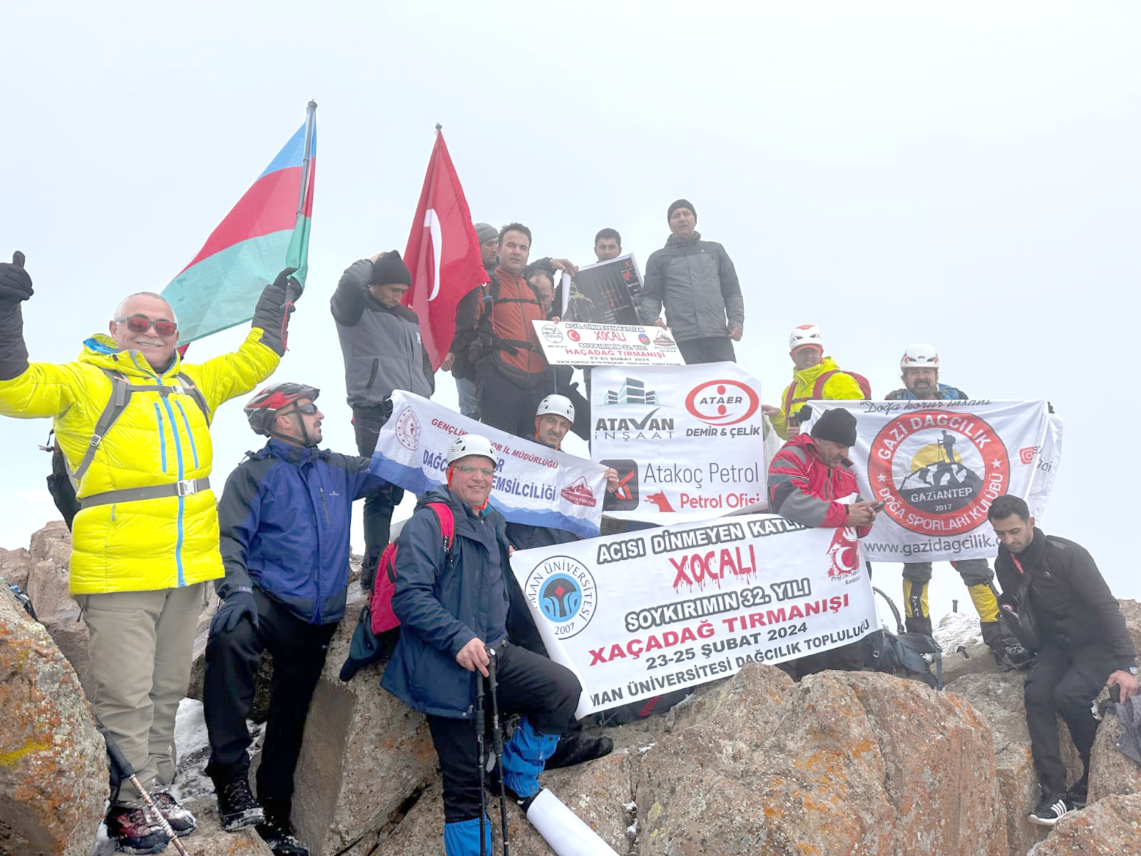 Dağcılık Topluluğu Haça Dağı’na tırmandı