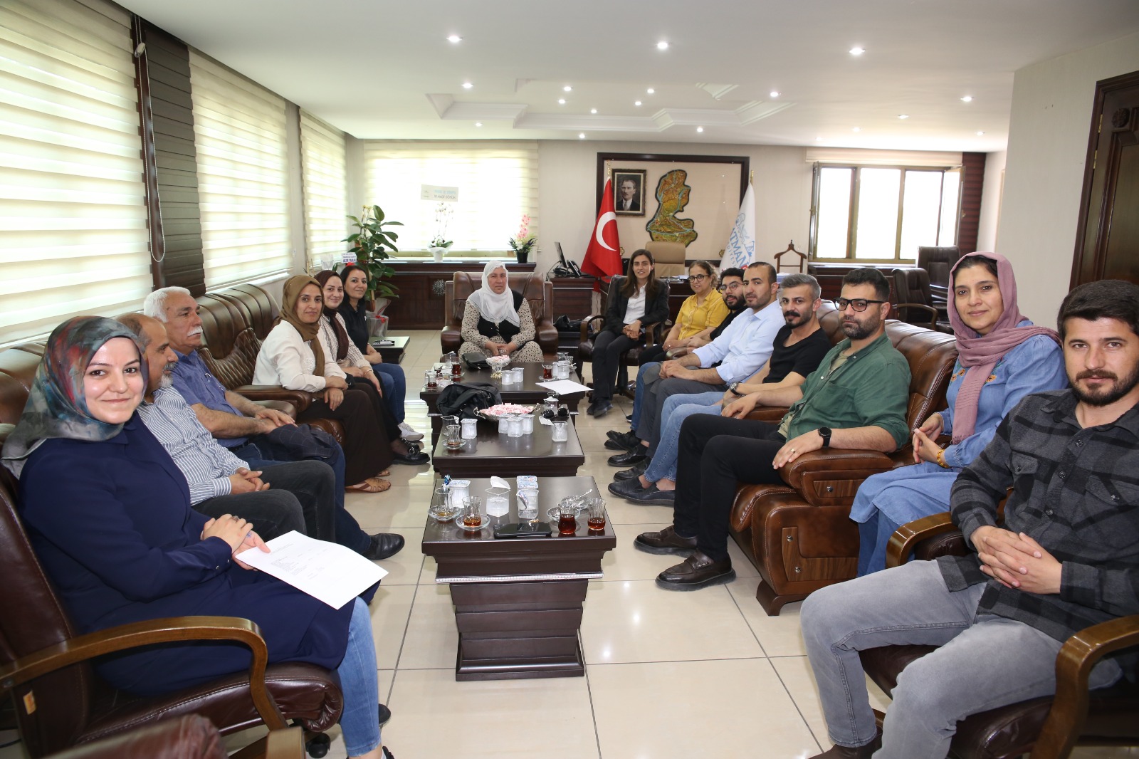 ARÎ-DER yönetiminden Eş Başkanı hayırlı olsun ziyareti