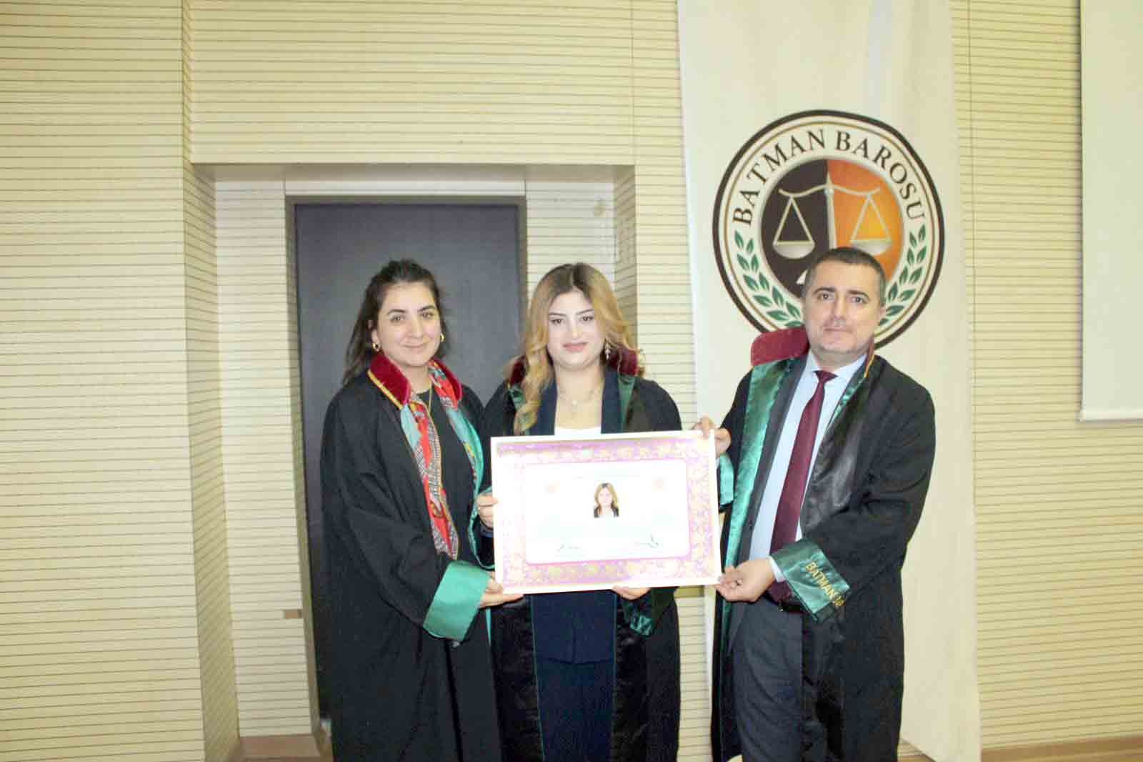 Baro’ya yeni Avukat katıldı